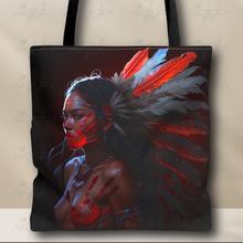 Load image into Gallery viewer, MMIW Tote Bag, Murdered and Missing Indigenous Women Tote Bag