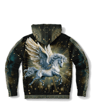 Load image into Gallery viewer, Medusa and Pegasus Greek Gods Hoodie