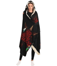 Load image into Gallery viewer, Murdered and Missing Indigenous Women ( MMIW) Hoodie Blanket