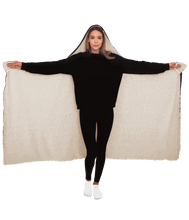 Load image into Gallery viewer, Murdered and Missing Indigenous Women ( MMIW) Hoodie Blanket inside