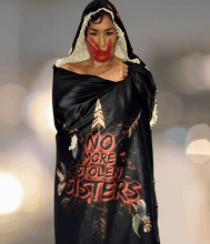 Load image into Gallery viewer, Murdered and Missing Indigenous Women ( MMIW) Hoodie Blanket