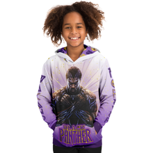 Load image into Gallery viewer, Wakanda Forever / Black Panther Tribute Hoodie front facing