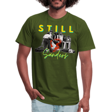 Load image into Gallery viewer, Bernie Sanders / Still Sanders Unisex Jersey T-Shirt - olive