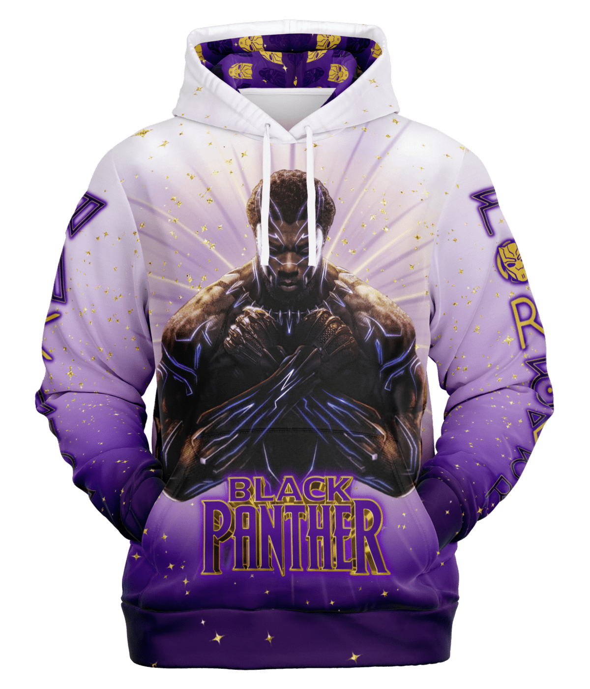 Wakanda Forever Black Panther Tribute ADULT Unisex Hoodie