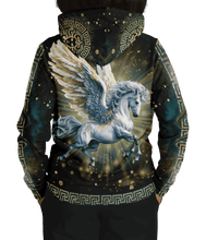 Load image into Gallery viewer, Medusa and Pegasus Greek Gods Hoodie
