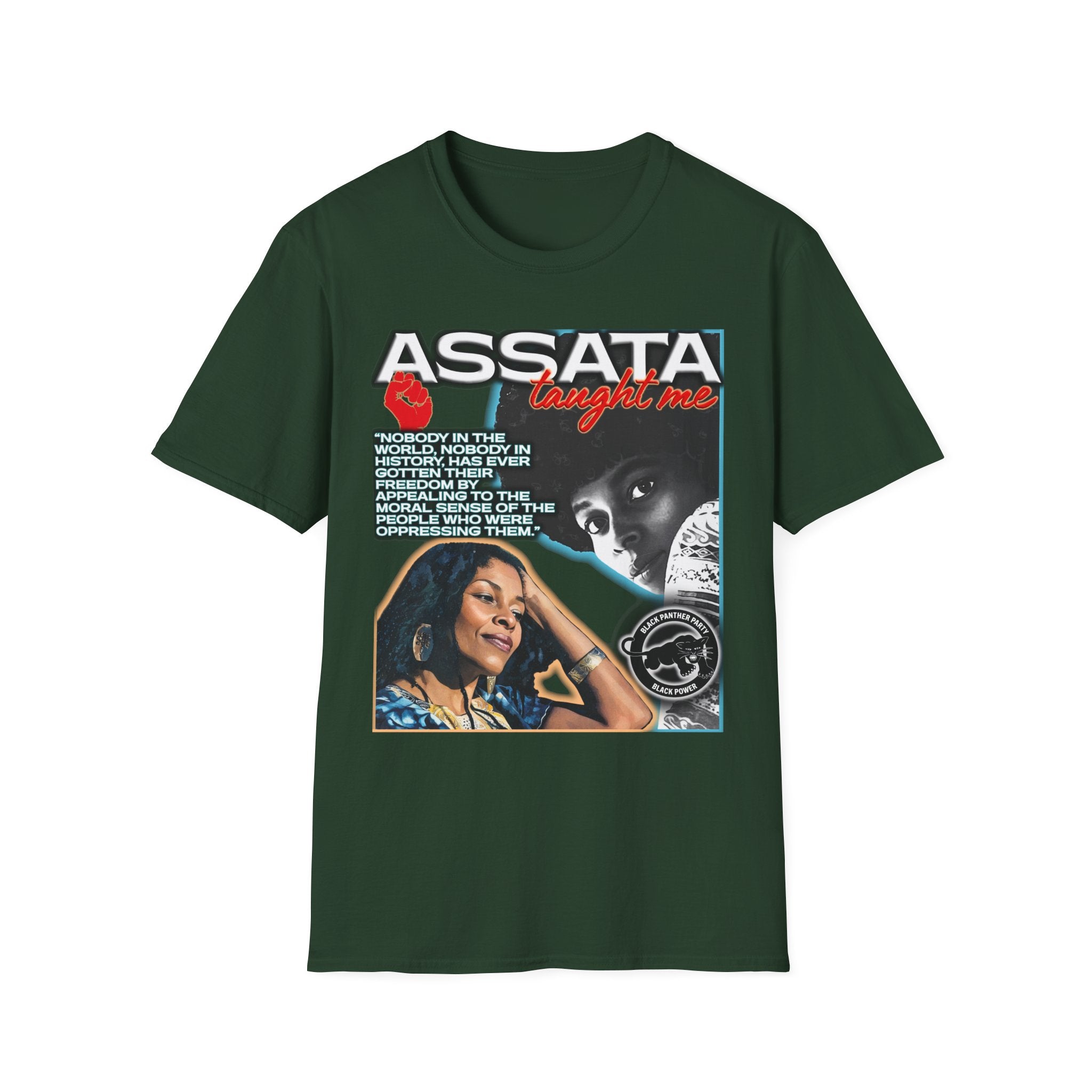 Assata Taught Me Shirt | Assata Shakur Social Justice Apparel