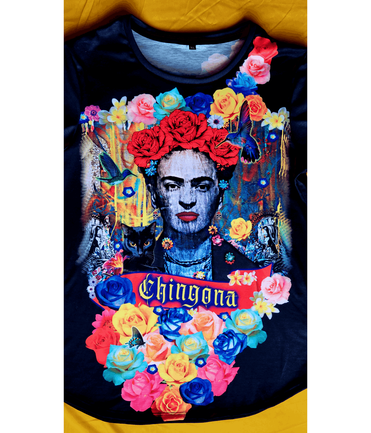 Frida Kahlo Chingona Women's Premium T-Shirt front facing