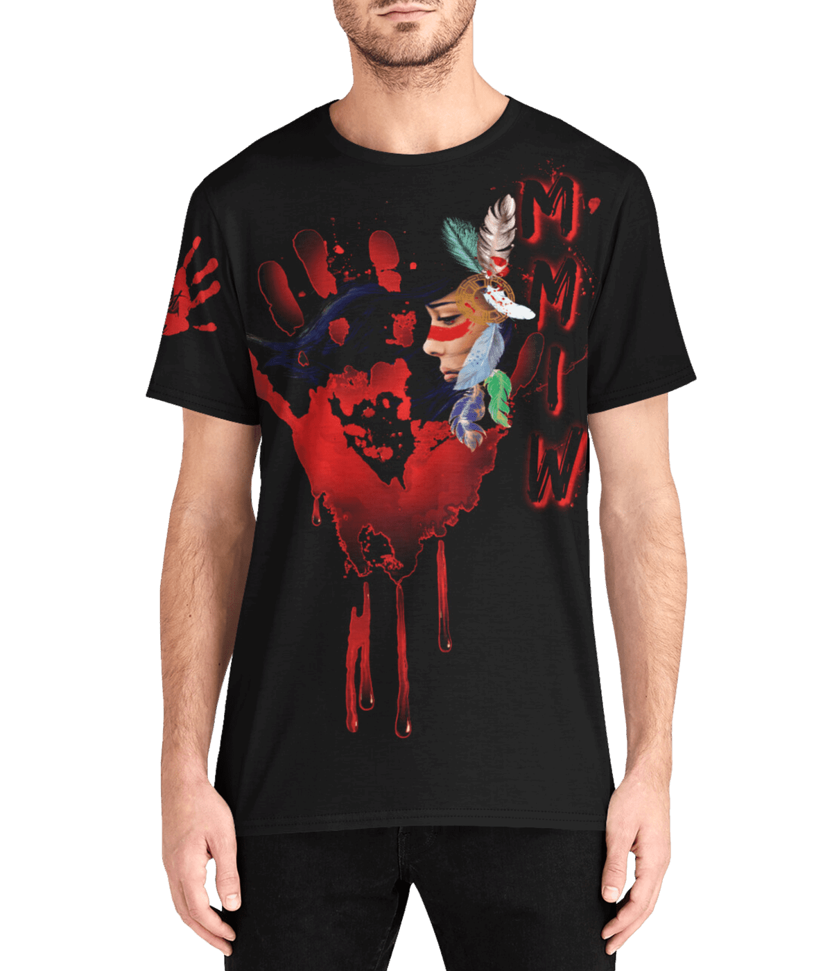 Murdered and Missing Indigenous Women Men's ( MMIW ) Premium crew tee