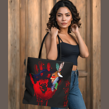 Load image into Gallery viewer, MMIW tote bag, Native tote bag, Native art
