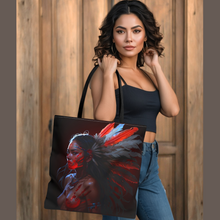 Load image into Gallery viewer, MMIW Tote Bag, Murdered and Missing Indigenous Women Tote Bag
