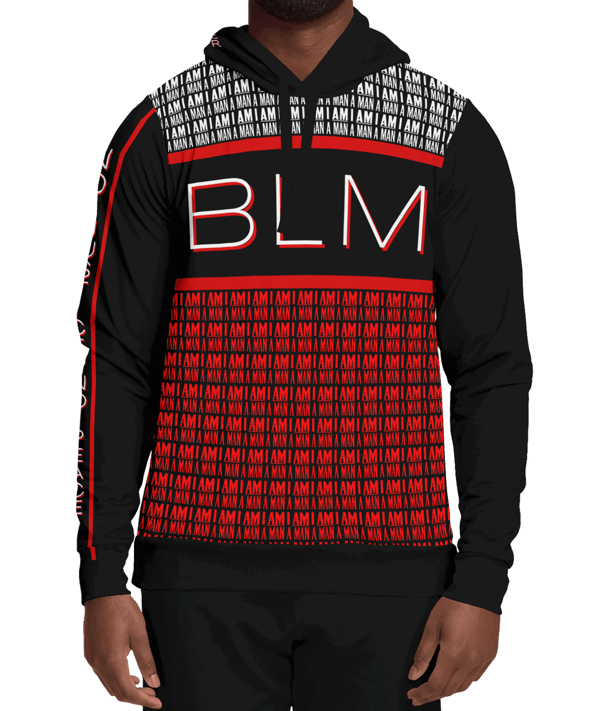 Black Lives Matter (BLM), I Am A Man Hoodie