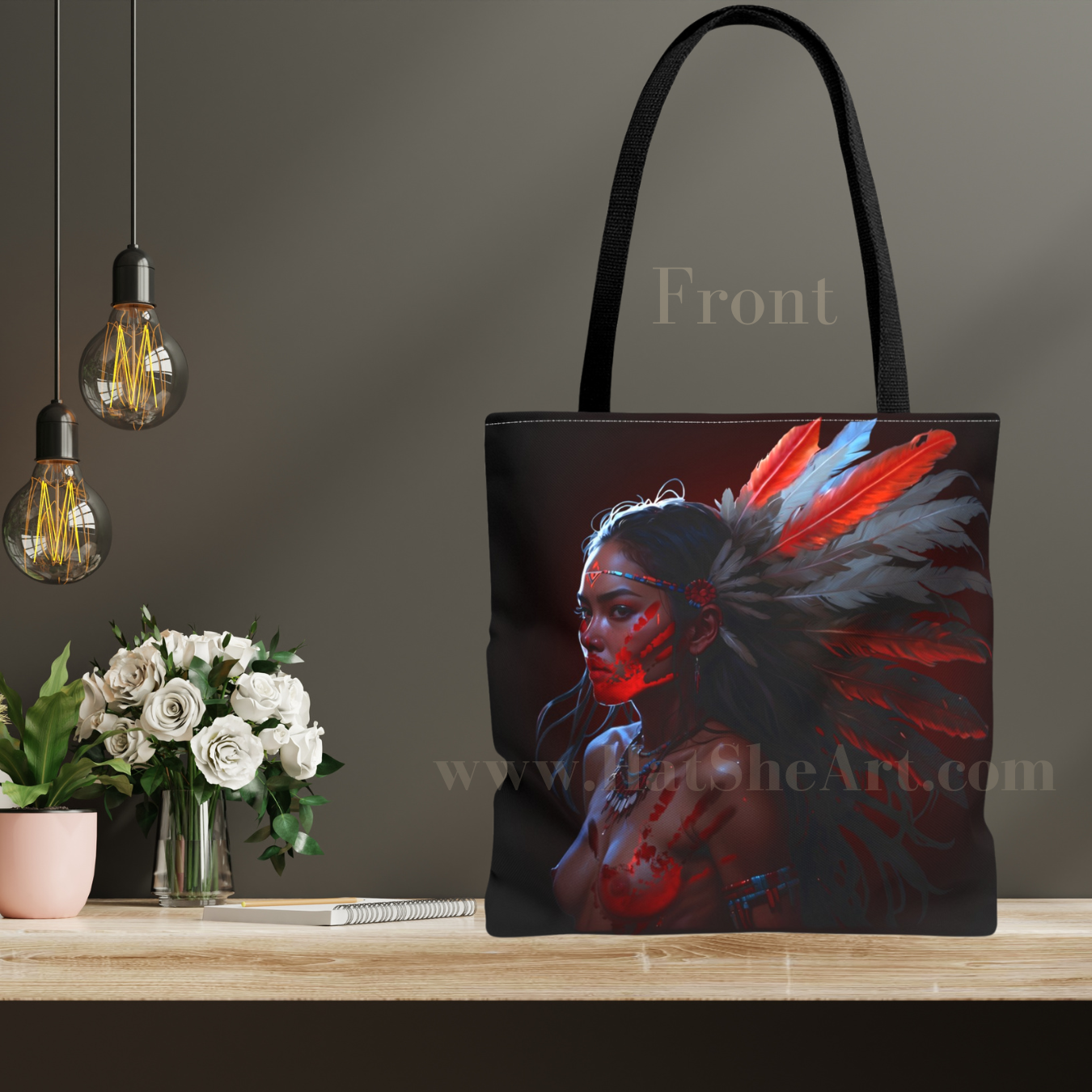 MMIW Tote Bag, Murdered and Missing Indigenous Women Tote Bag front