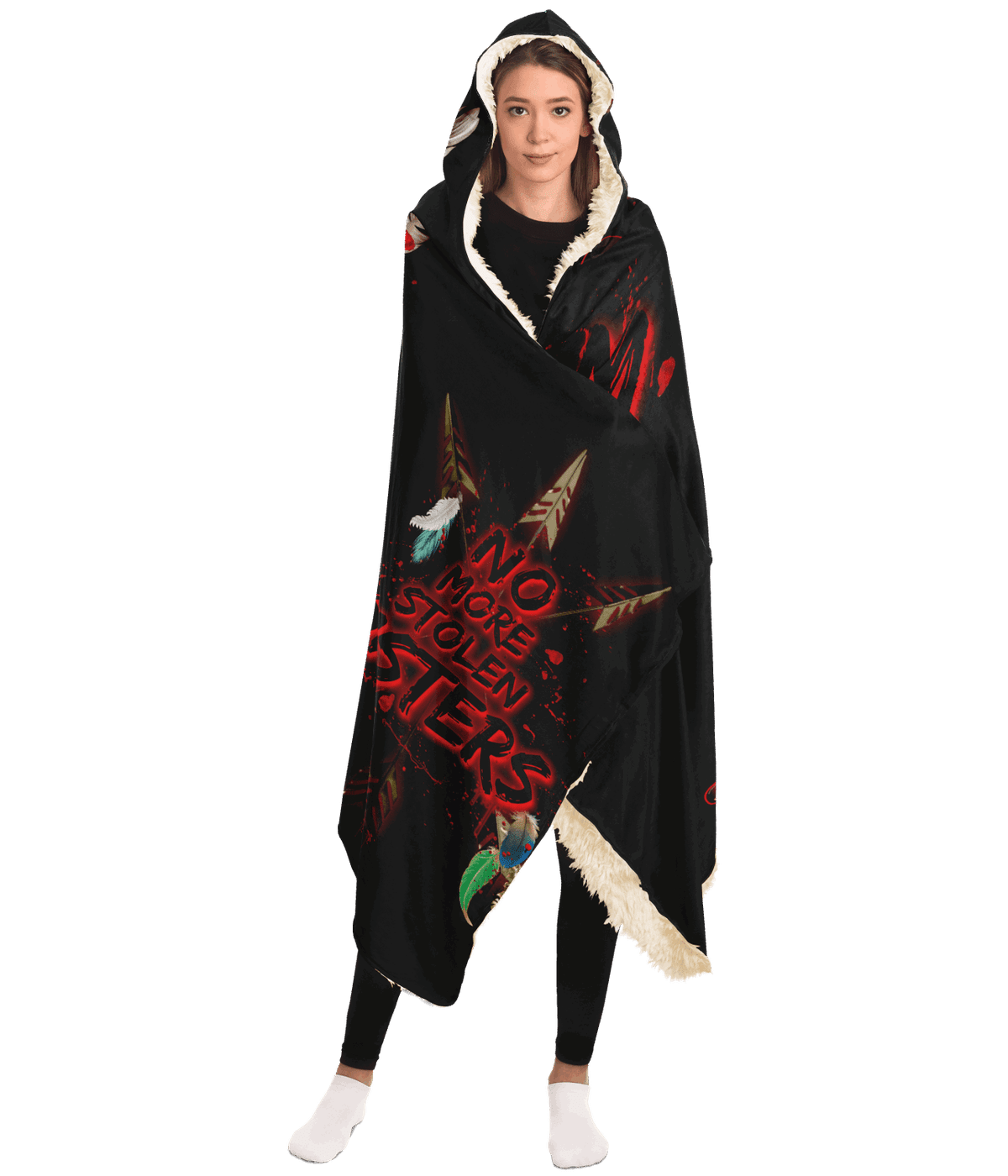 Murdered and Missing Indigenous Women ( MMIW) Hoodie Blanket