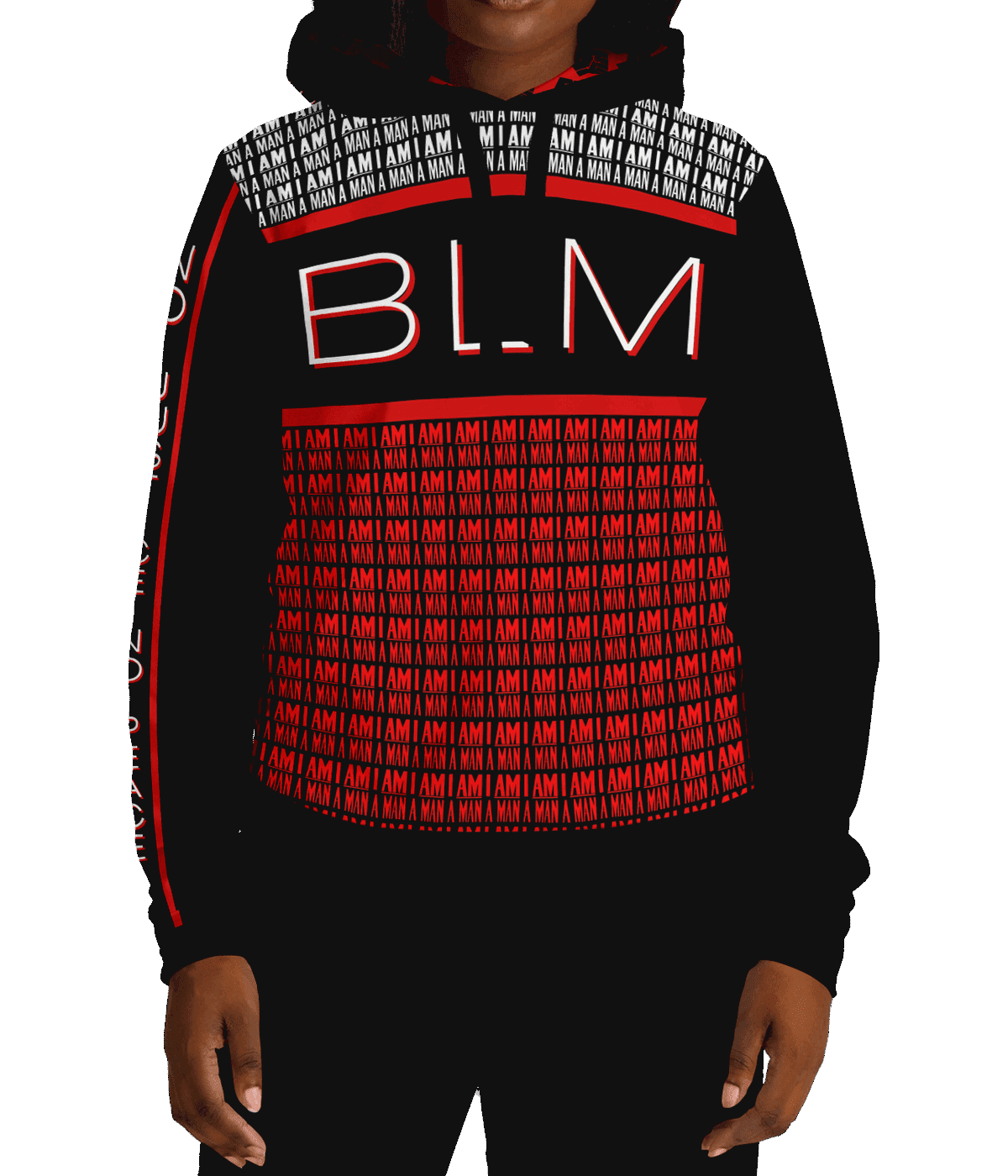 Black Lives Matter (BLM), I Am A Man Hoodie