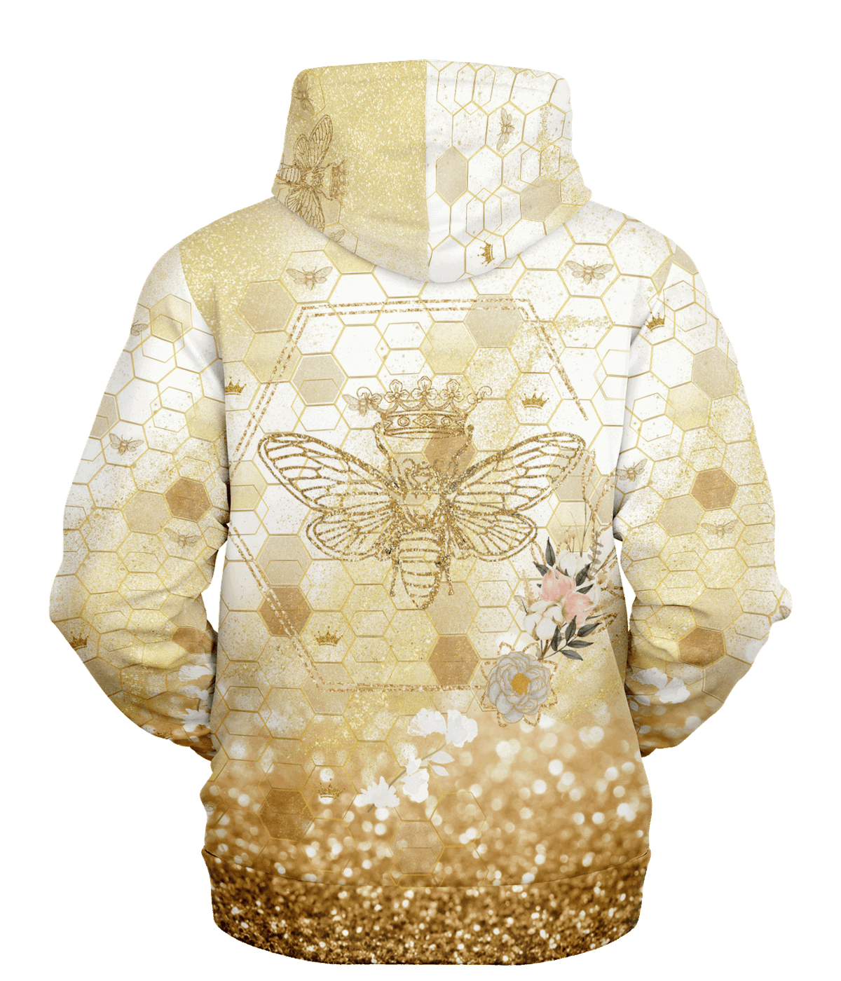 Queen Bee Hoodie Back facing