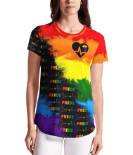 Load image into Gallery viewer, PRIDE LGBTQ+ Rainbow Women&#39;s Premium Crew T-Shirt
