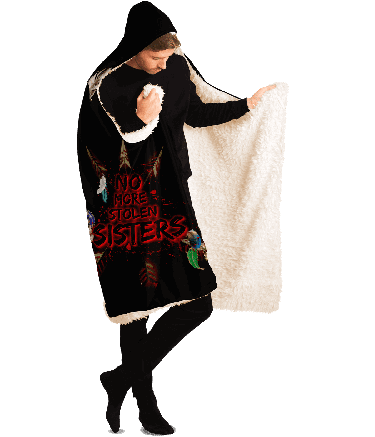 Murdered and Missing Indigenous Women ( MMIW) Hoodie Blanket