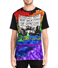 Load image into Gallery viewer, Stonewall Pride Men&#39;s Premium Crew Tee front facing
