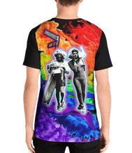 Load image into Gallery viewer, Stonewall Pride Men&#39;s Premium Crew Tee back facing
