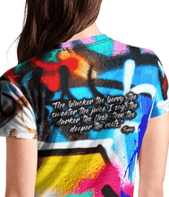 Load image into Gallery viewer, Tupac Shakur Premium Women&#39;s Crew Tee
