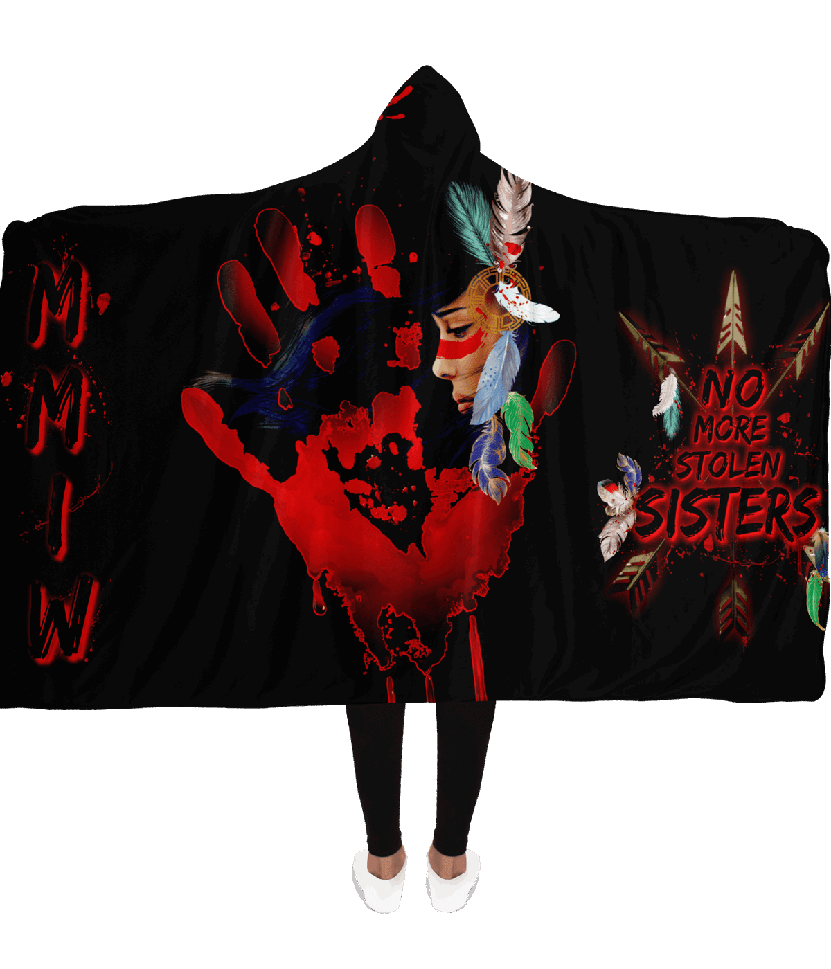 Murdered and Missing Indigenous Women ( MMIW) Hoodie Blanket