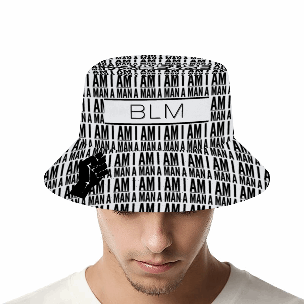 Black Lives matter (BLM) I Am A Man Bucket Hat