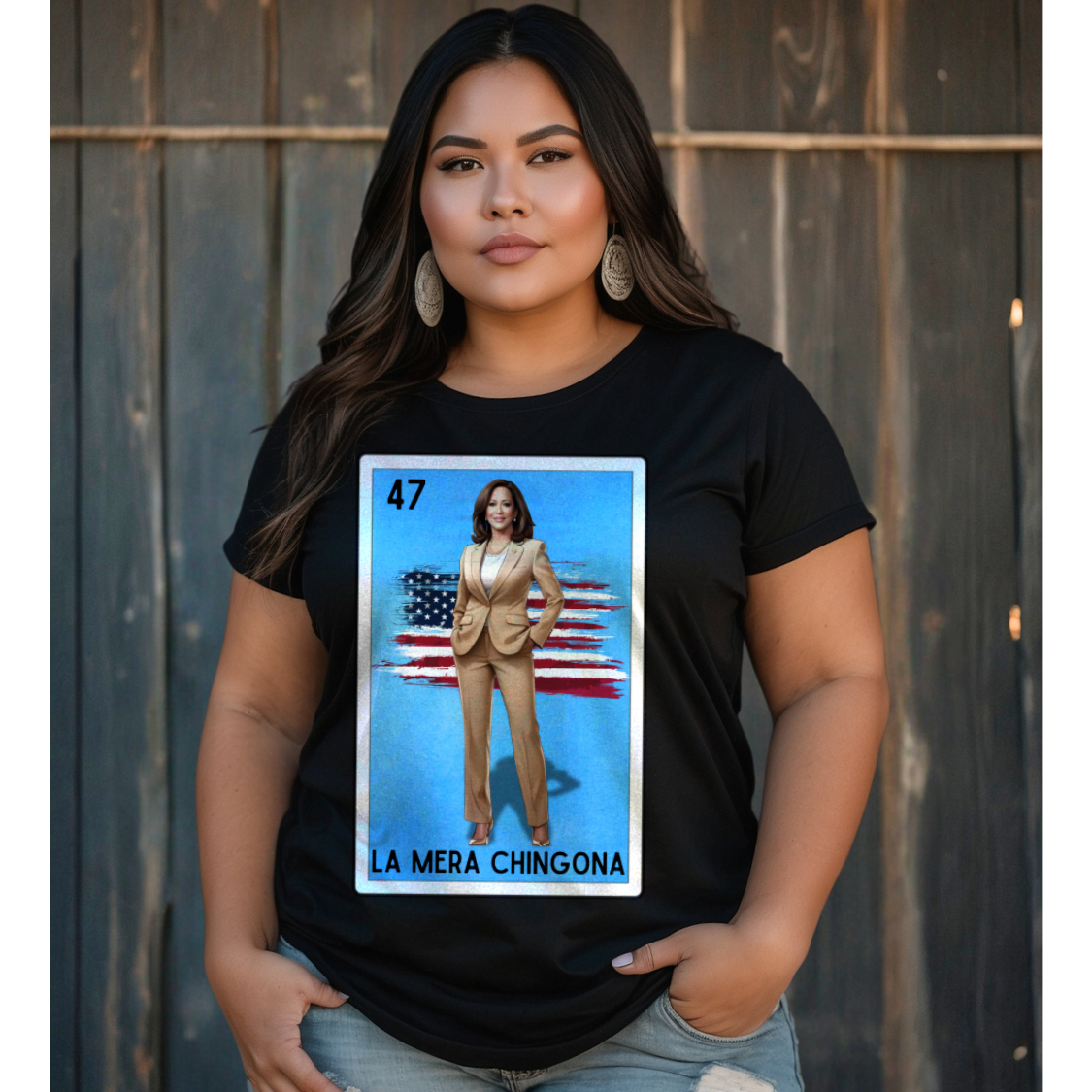 Kamala Harris 2024 Chingona Tshirt, Latina, Mexican Bingo t-shirt