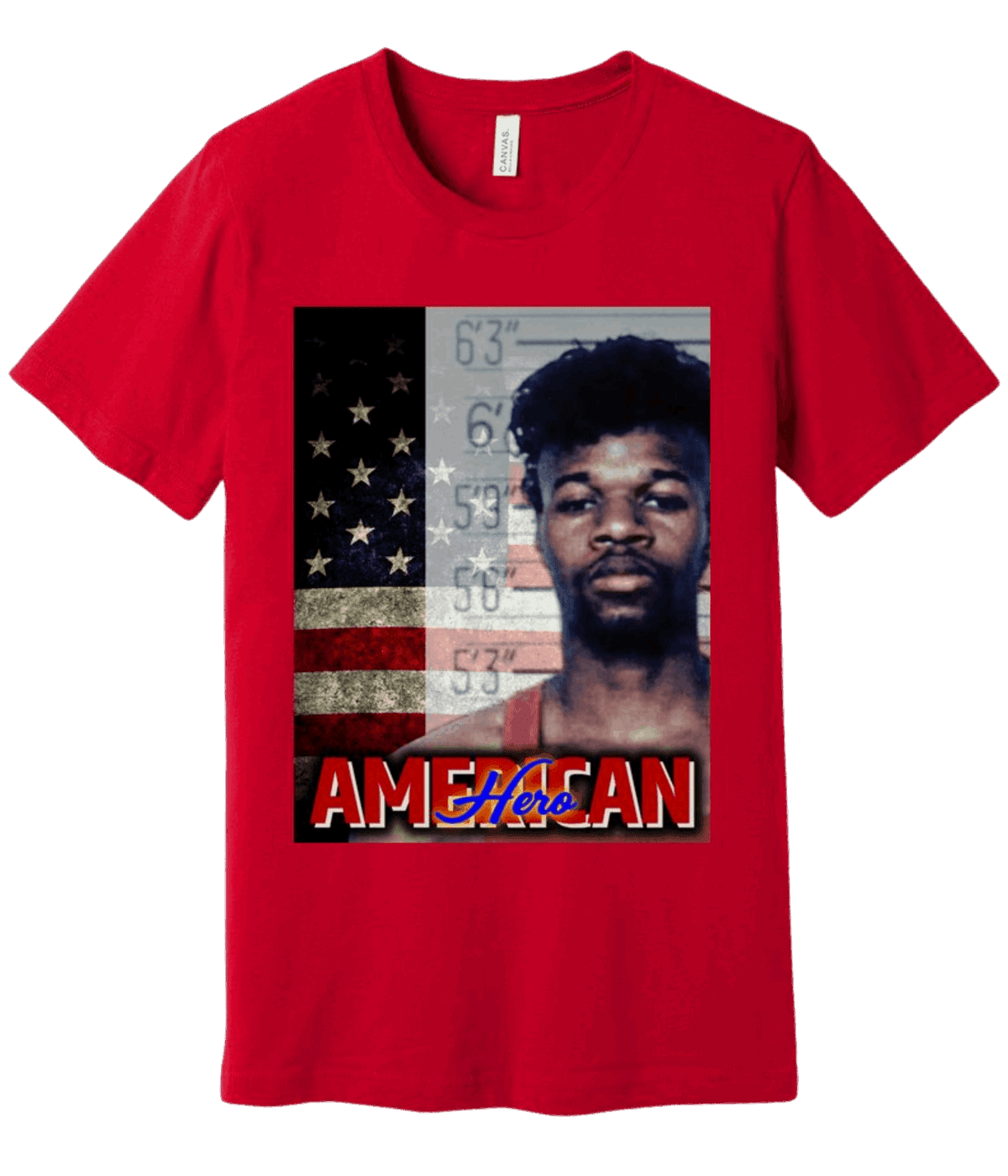 Christopher Scarver, American Hero Tee front facing