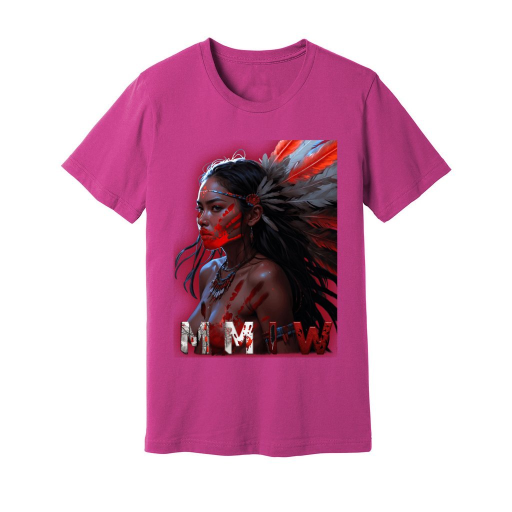 MMIW T-Shirt, Murdered and Missing Indigenous Women Shirt Front facing