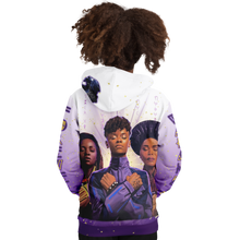 Load image into Gallery viewer, Wakanda Forever / Black Panther Tribute Hoodie back facing
