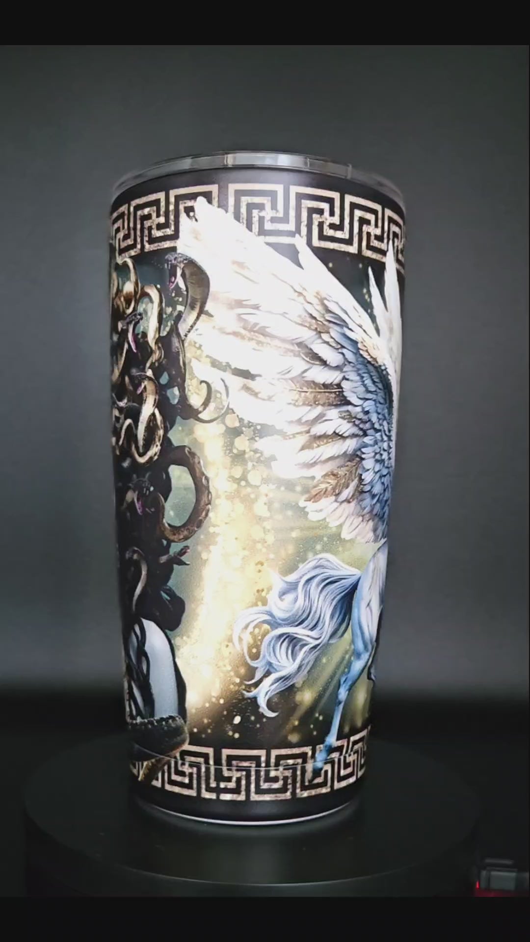 Medusa Pegasus Greek Gods 20oz Tumbler