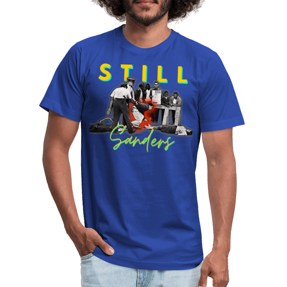 Bernie Sanders / Still Sanders Unisex Jersey T-Shirt - royal blue