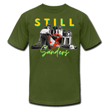 Load image into Gallery viewer, Bernie Sanders / Still Sanders Unisex Jersey T-Shirt - olive
