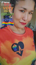 Load and play video in Gallery viewer, Pride Lgbt+ Women&#39;s Crew T Shirt Video
